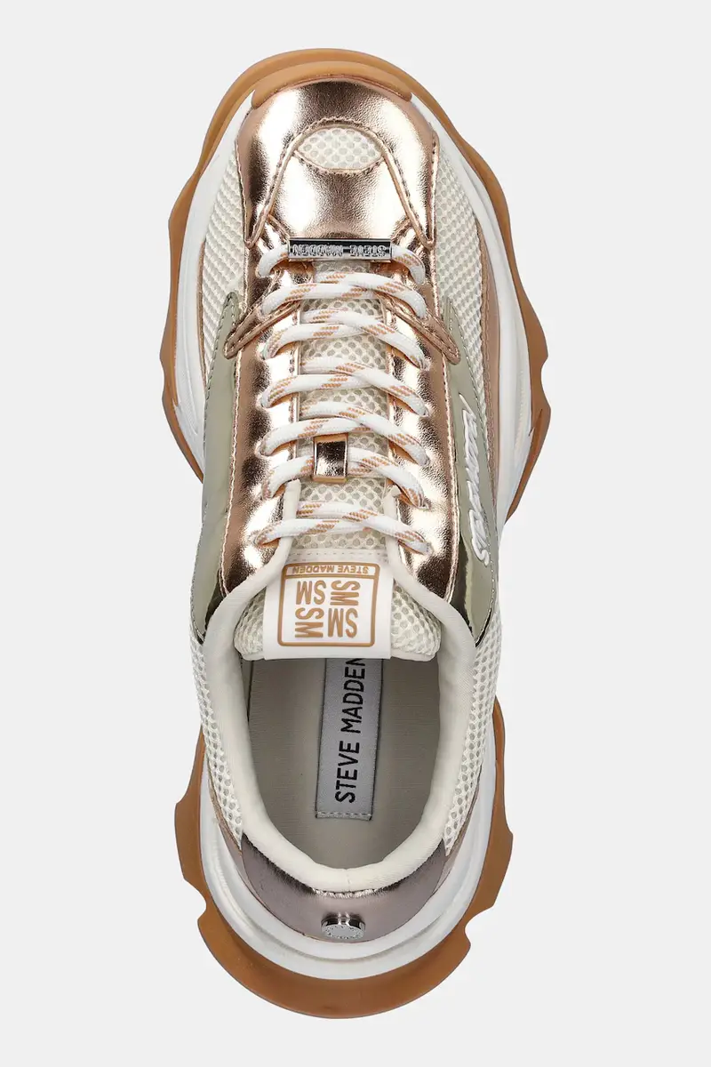 sneakers Zoomz colore oro SM11002327 miniatura 4