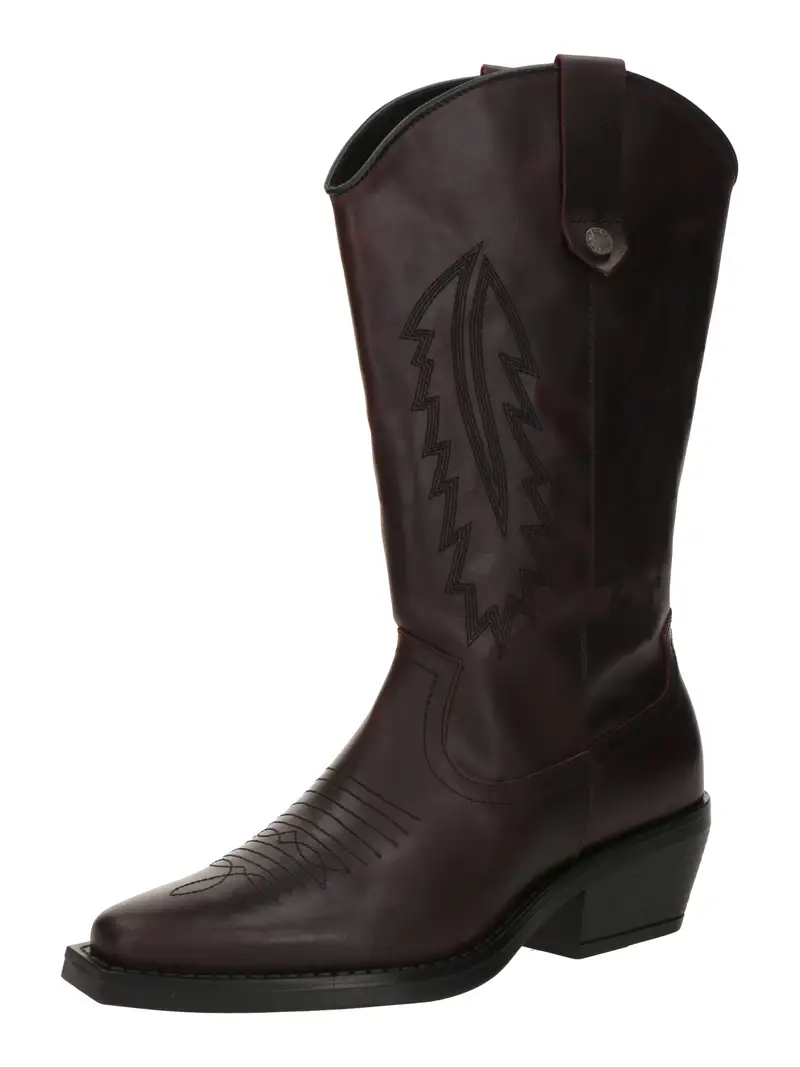 Stivale da cowboy Wallace borgogna