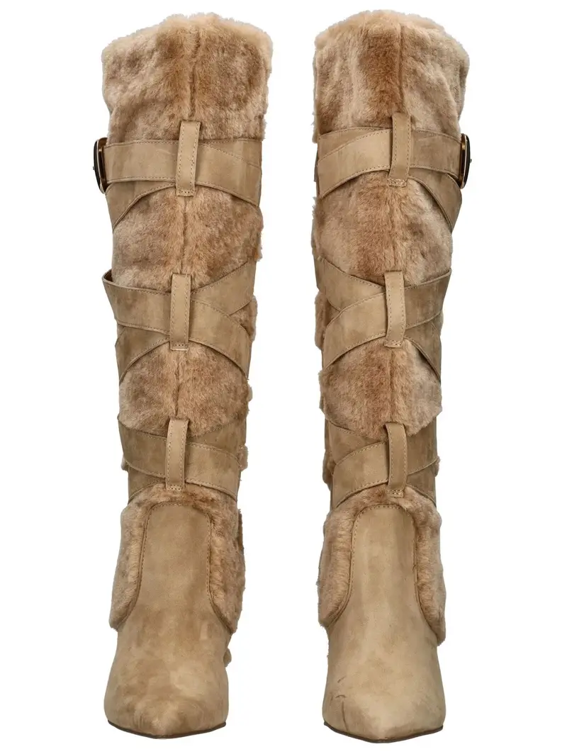 Stivale marrone chiaro miniatura 3