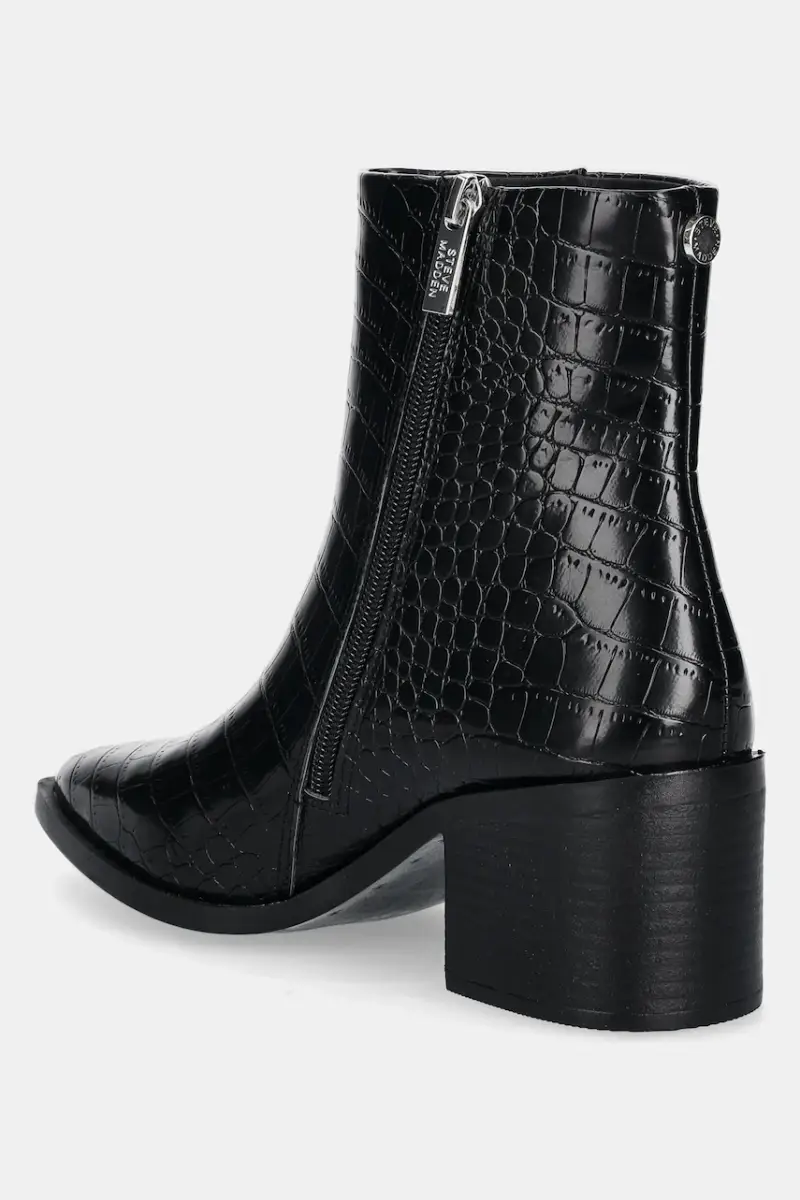 stivaletti alla caviglia in pelle Admire donna colore nero SM11003355 miniatura 3