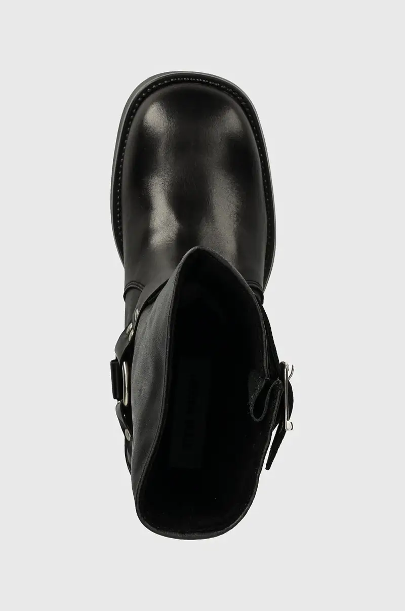 stivaletti alla caviglia in pelle Becase donna colore nero SM11003095 miniatura 4