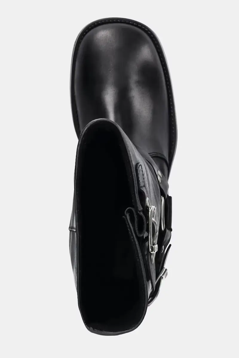 stivaletti alla caviglia in pelle Blessing donna colore nero 11003172 miniatura 4