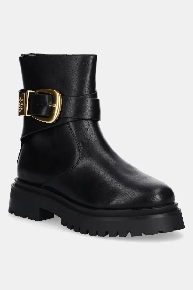 stivaletti alla caviglia in pelle Lexs donna colore nero 11003593