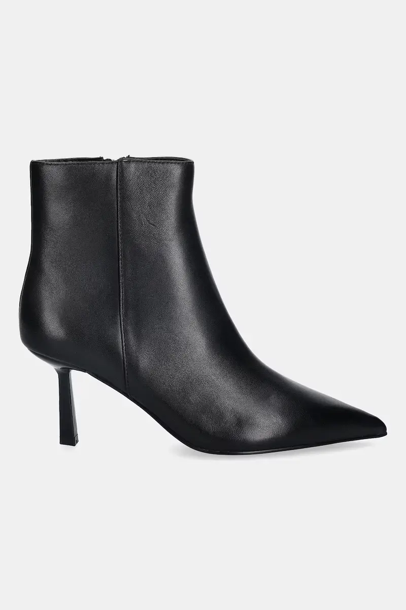 stivaletti alla caviglia in pelle Sabine donna colore nero 11003279 miniatura 2