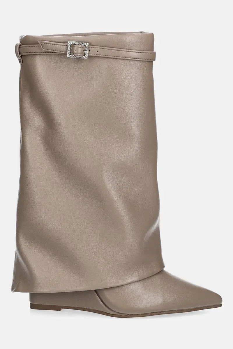 stivaletti alla caviglia Shocker donna colore beige 11002871 miniatura 2