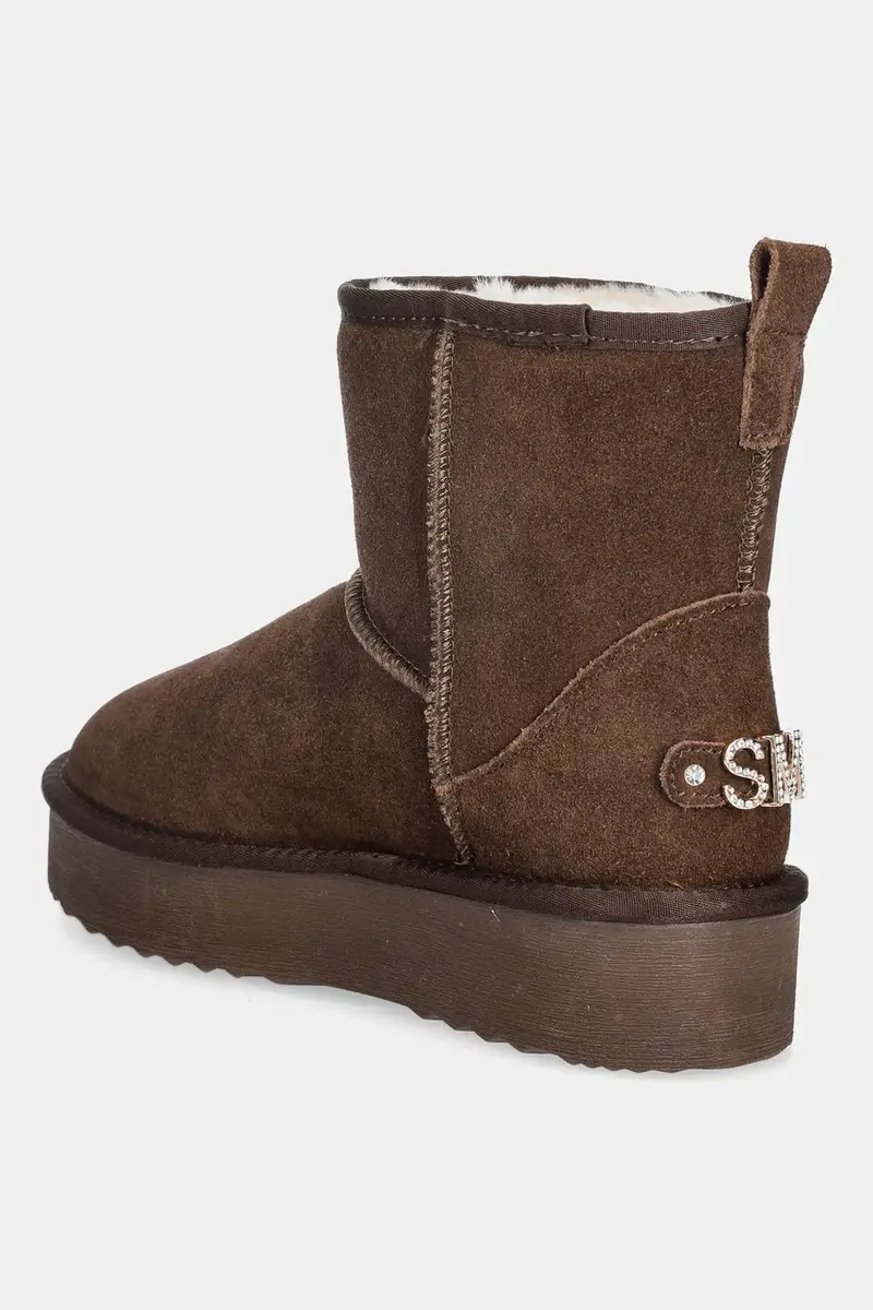 stivaletti alla caviglia Tessah Marrone miniatura 3