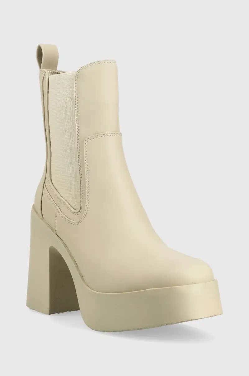 Steve Madden Stivaletti Chelsea Donna Beige 3568741 miniatura 2