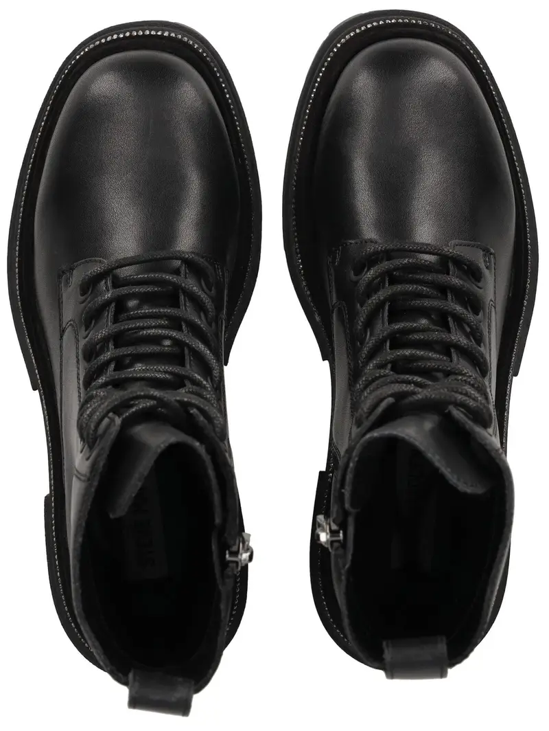 STEVE MADDEN Stivaletto stringato  nero miniatura 2