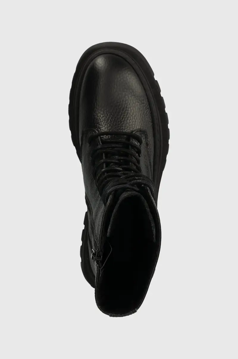 stivali da motociclista in pelle Coast Nero miniatura 4