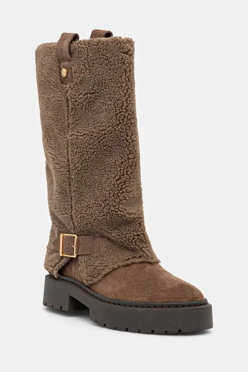 stivali Godiva donna colore beige 11003413