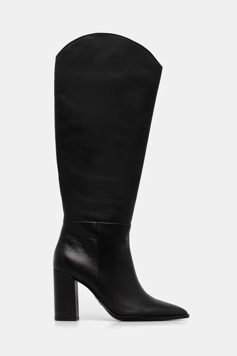 stivali in pelle Bixby donna colore nero 11004834 miniatura 2