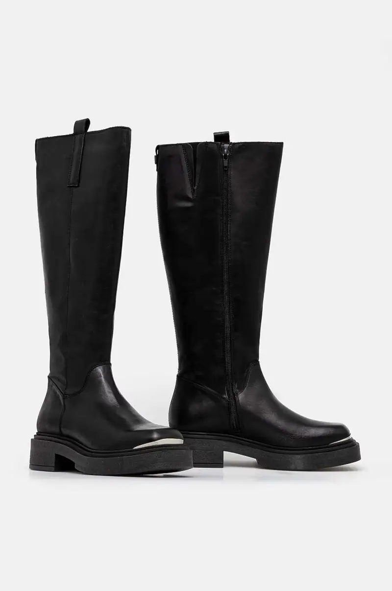 stivali in pelle Constance donna colore nero SM11003238 miniatura 4