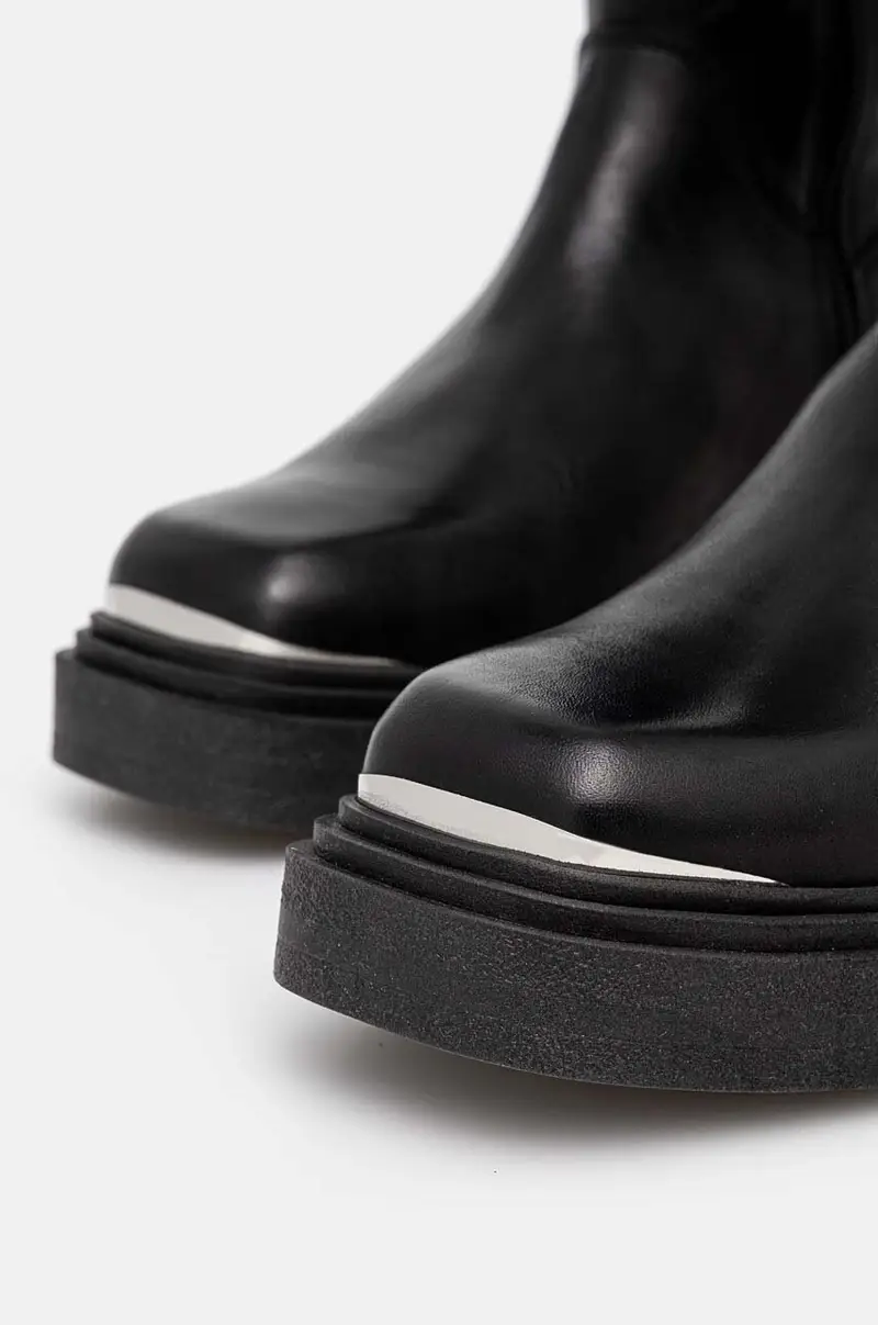 stivali in pelle Constance donna colore nero SM11003238 miniatura 5