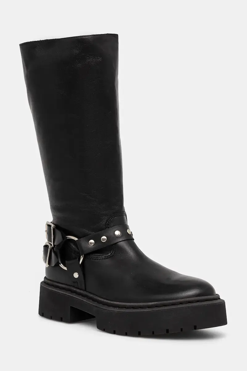 stivali in pelle Gayet donna colore nero SM11003411