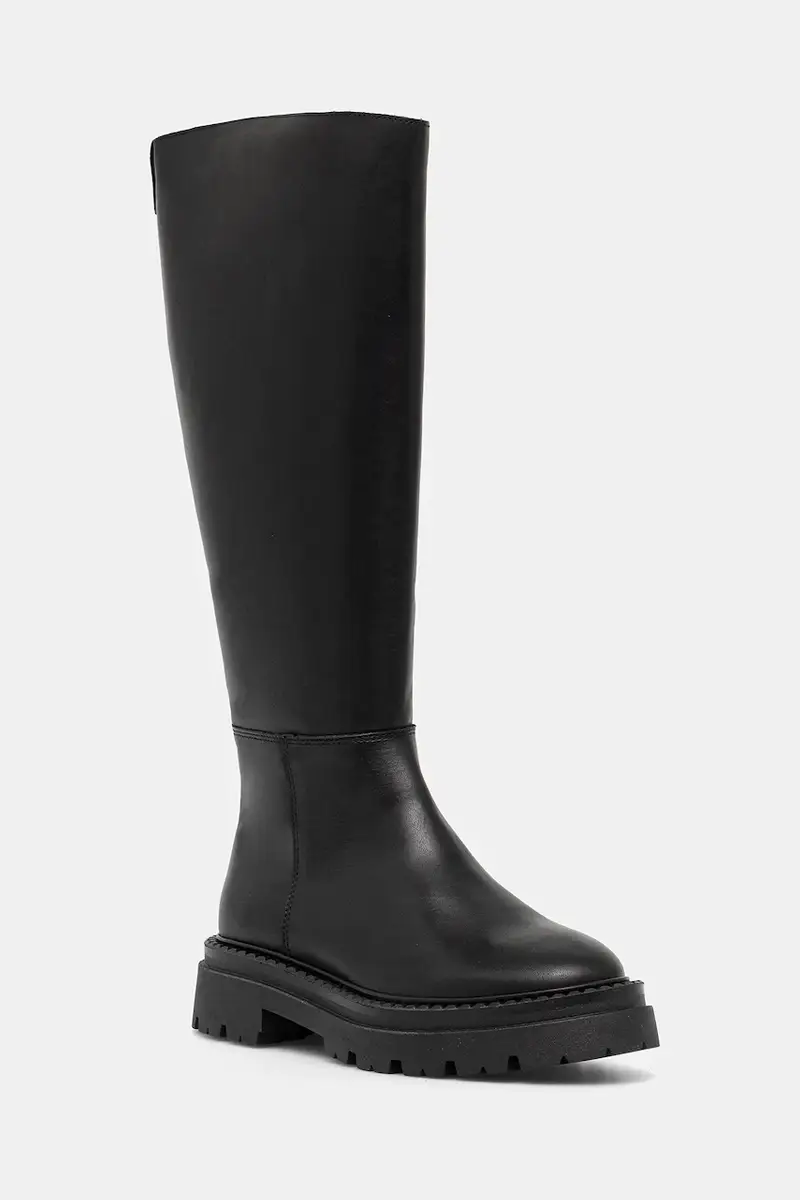 stivali in pelle Kaja-W donna colore nero 11004946