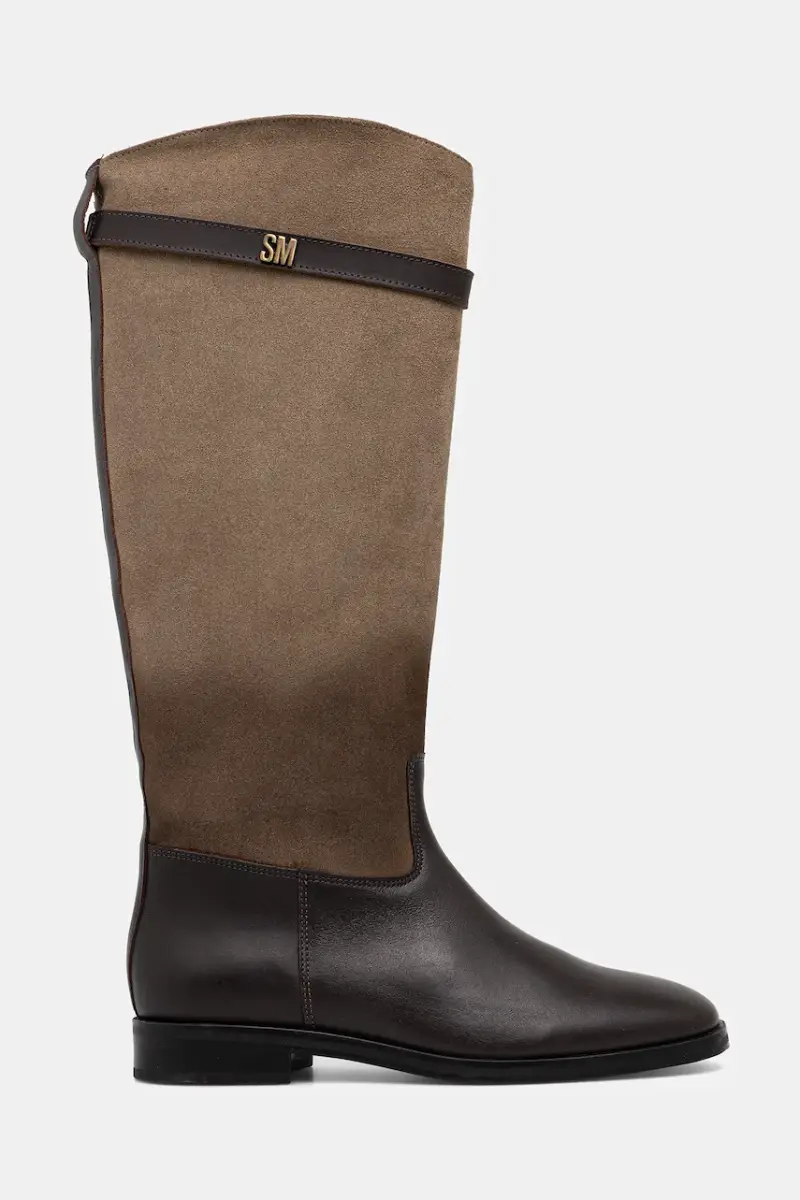 stivali in pelle Novi donna colore marrone 11004728 miniatura 2