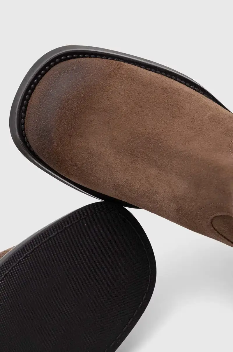 stivali in pelle scamosciata Banner donna colore marrone SM11003092 miniatura 4