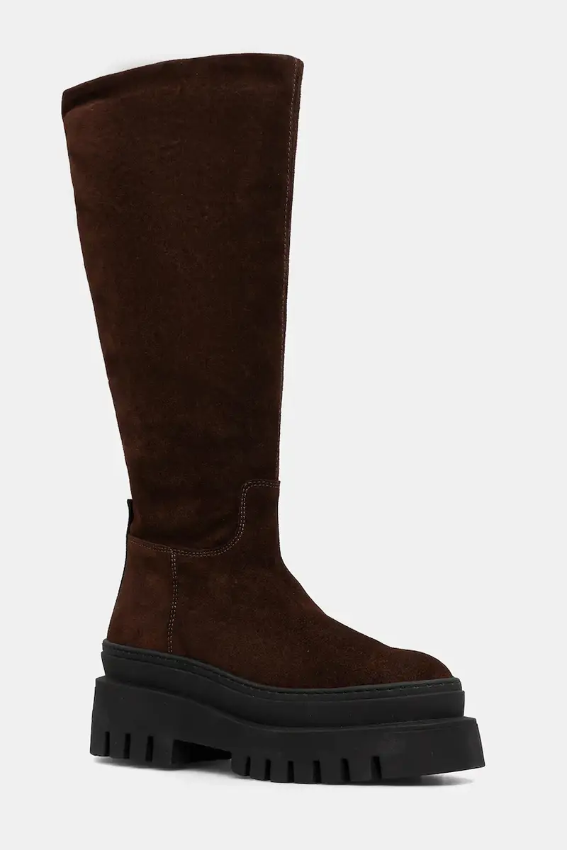 stivali in pelle scamosciata Chipp donna colore marrone 11004664