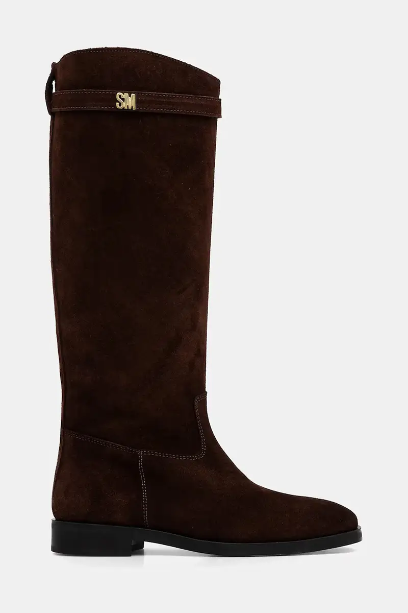 stivali in pelle scamosciata Novi donna colore marrone 11004728 miniatura 2