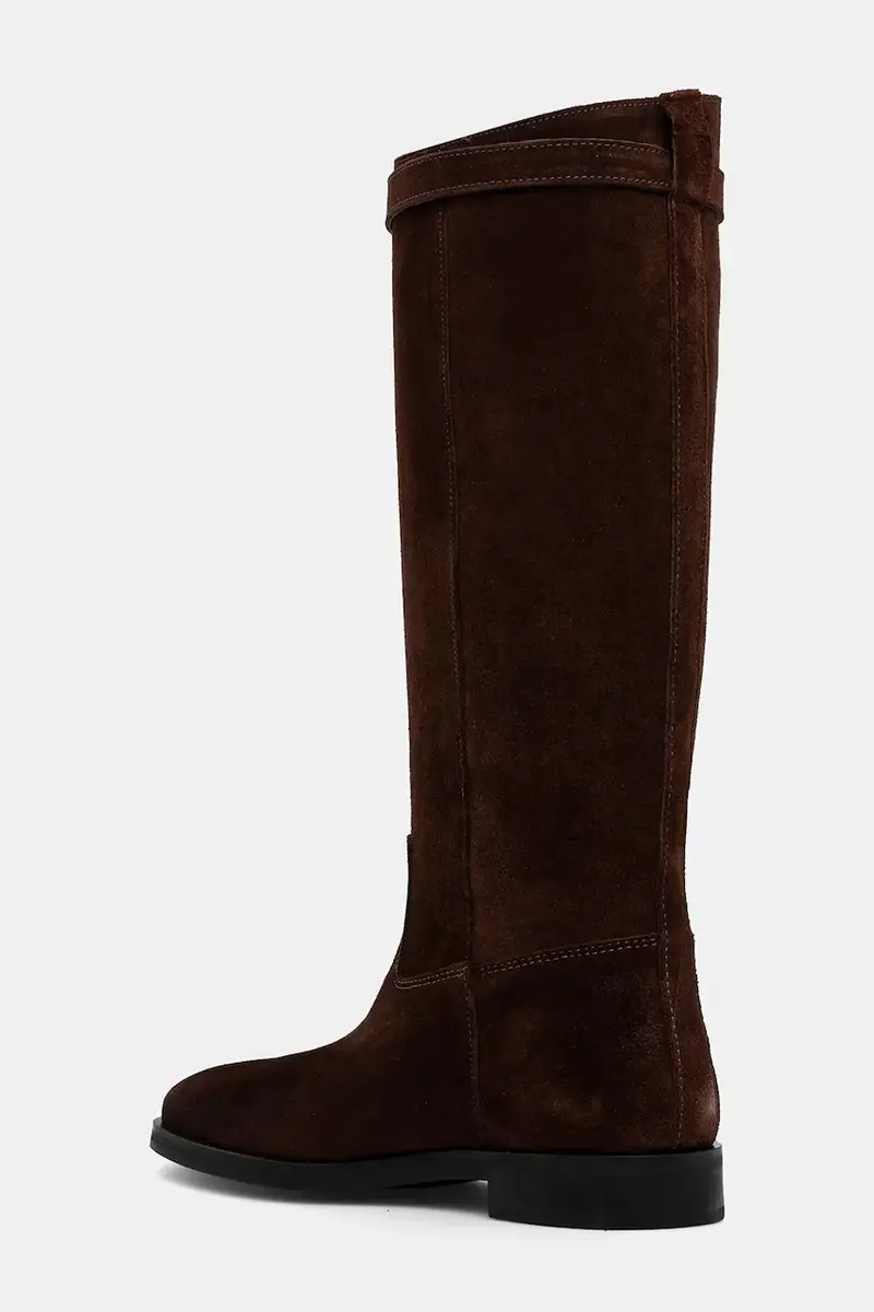 stivali in pelle scamosciata Novi donna colore marrone 11004728 miniatura 3