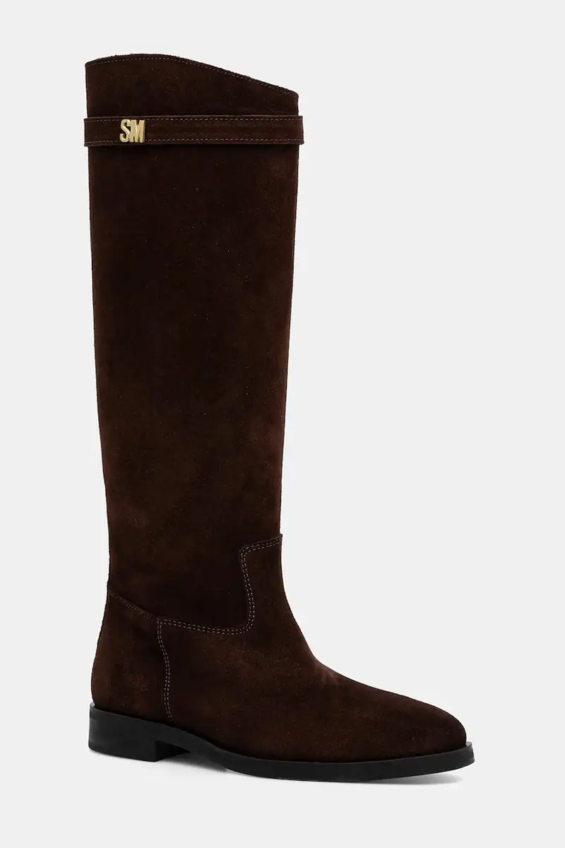 stivali in pelle scamosciata Novi donna colore marrone 11004728