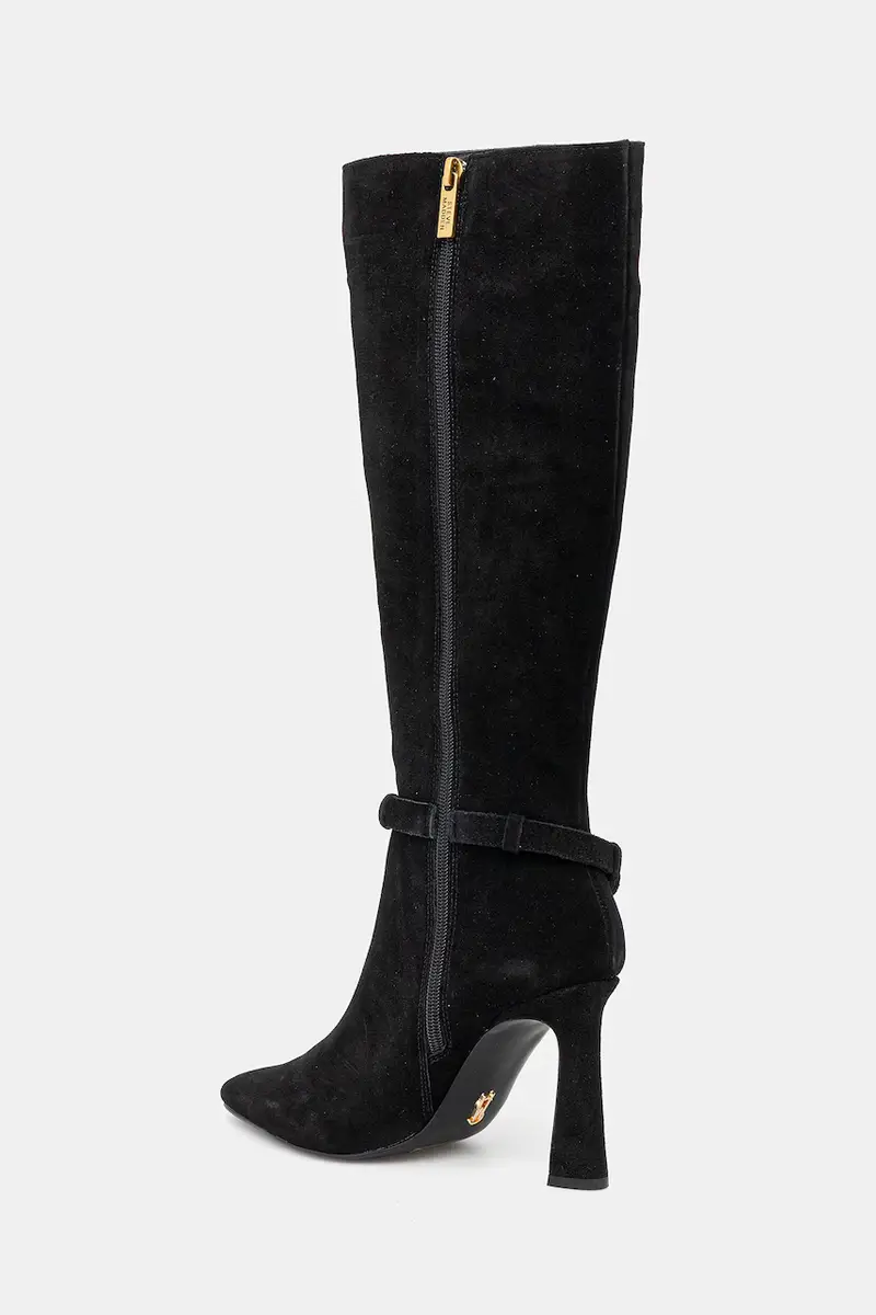 stivali in pelle scamosciata Sirrens donna colore nero 11004776 miniatura 3