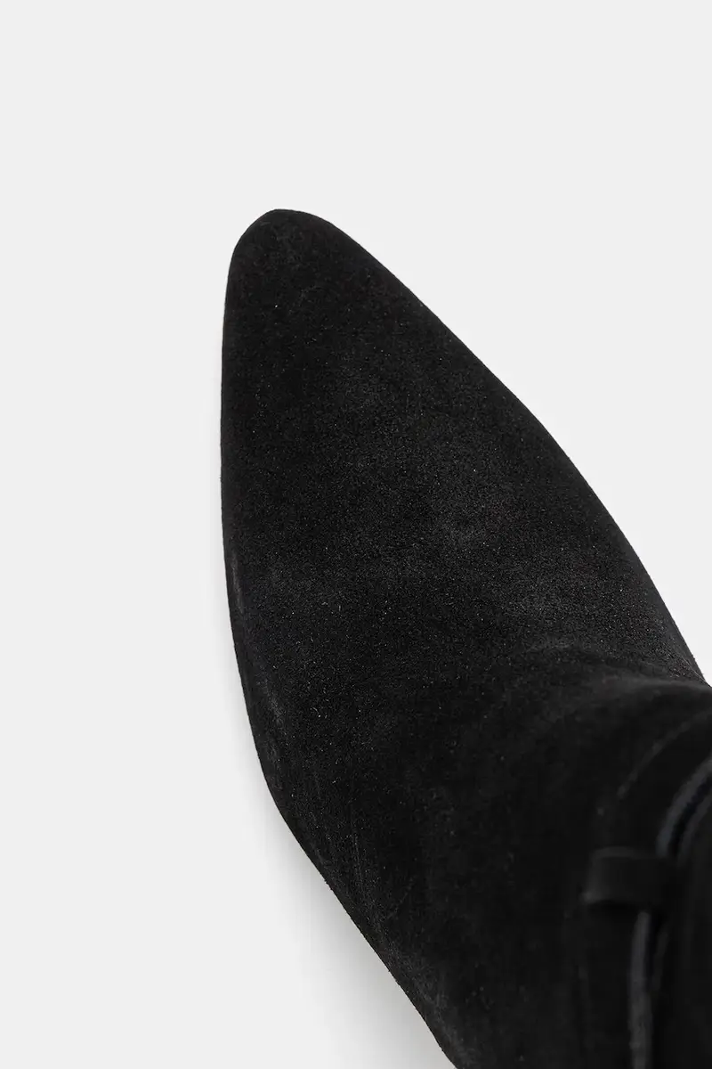 stivali in pelle scamosciata Sirrens donna colore nero 11004776 miniatura 4