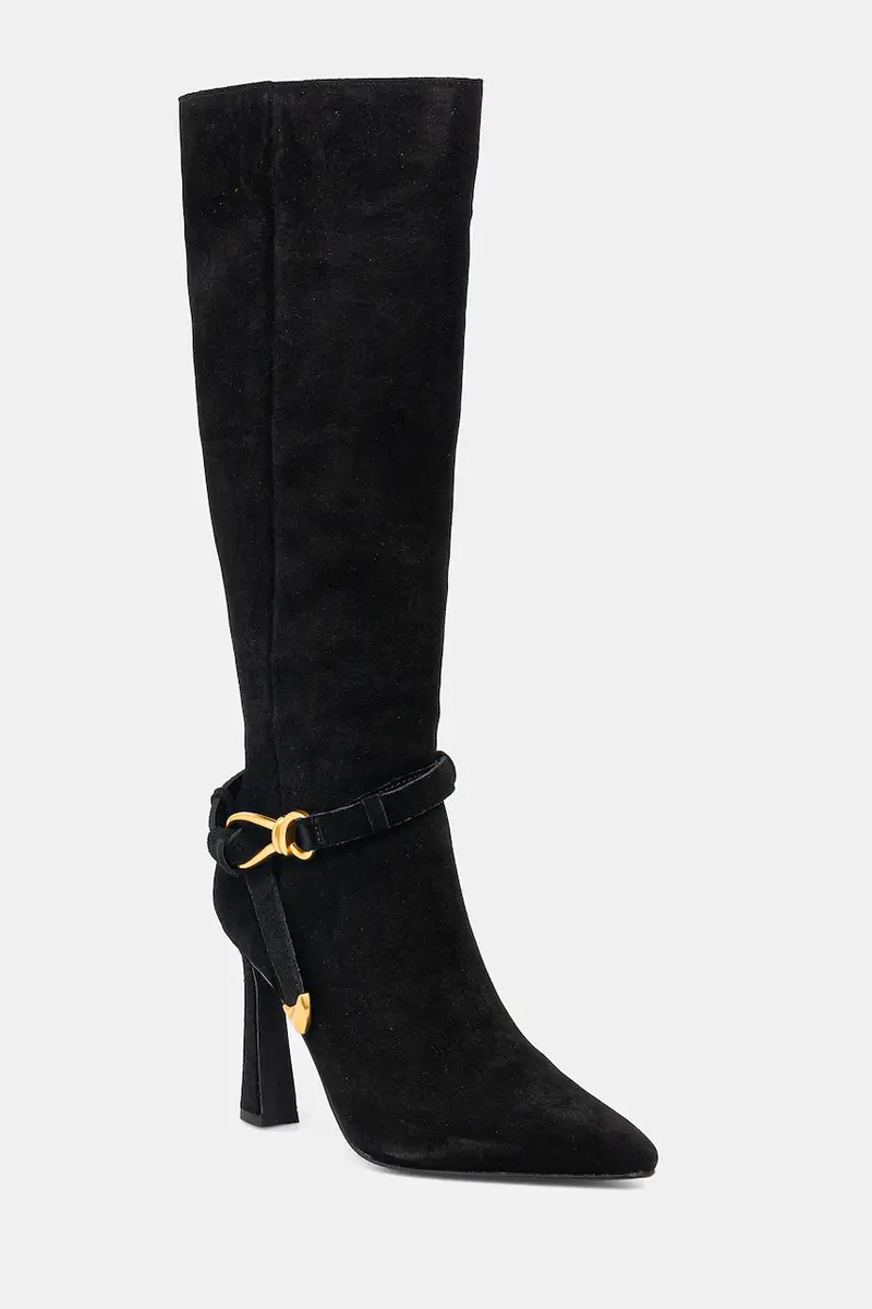 stivali in pelle scamosciata Sirrens donna colore nero 11004776