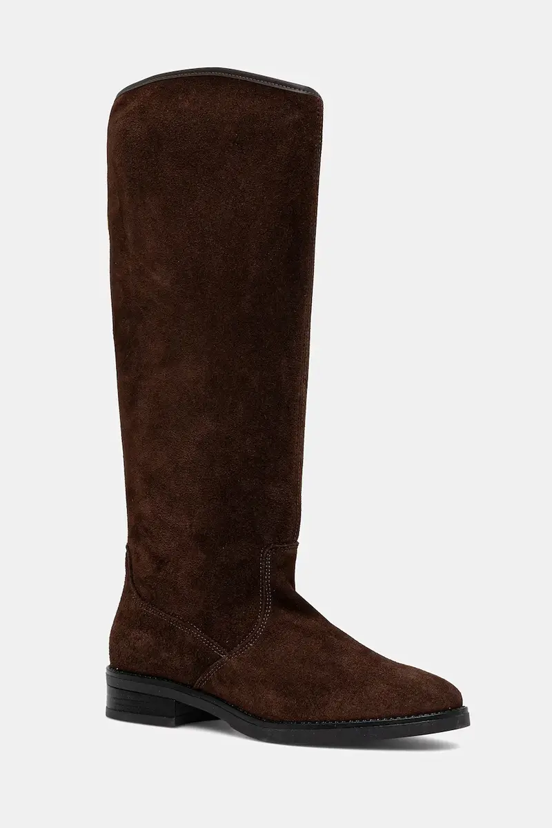 stivali in pelle scamosciata Vlora donna colore marrone 11004761