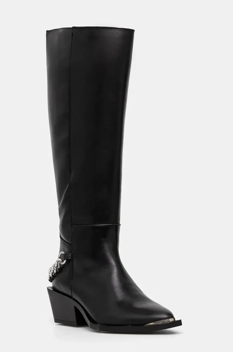 stivali in pelle Xayenne donna colore nero SM11003321