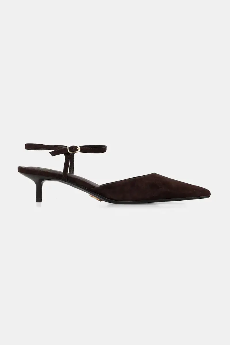 tacchi in pelle scamosciata Adelaide colore marrone 11004721 miniatura 2