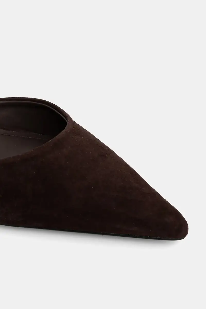 tacchi in pelle scamosciata Adelaide colore marrone 11004721 miniatura 4