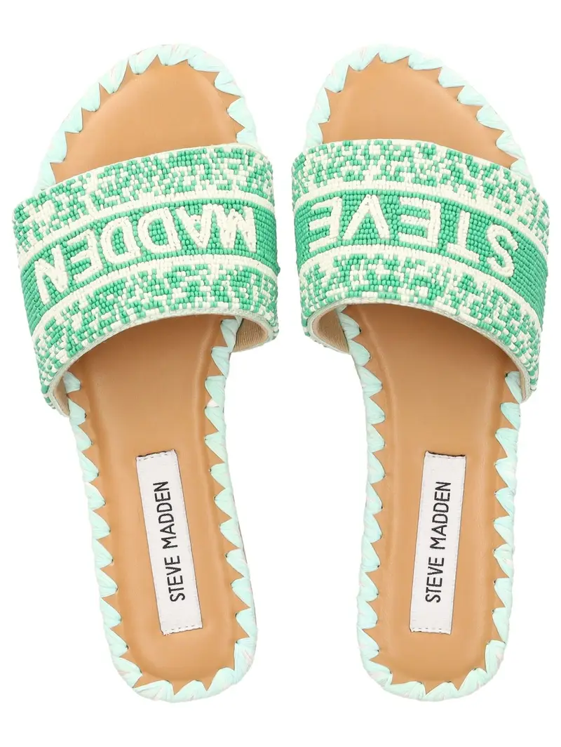 STEVE MADDEN Zoccoletto 'VERAH' verde / bianco miniatura 2