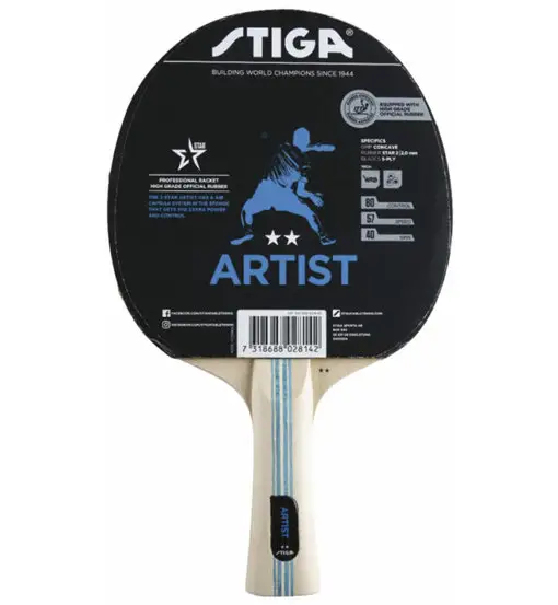 Artist WRB 2 - racchetta ping pong Black