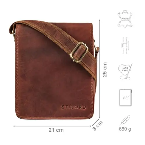 STILORD Borsa a spalla Uomo Nero 2977006 miniatura 2