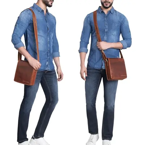 STILORD Borsa a spalla Uomo Nero 2977006 miniatura 3