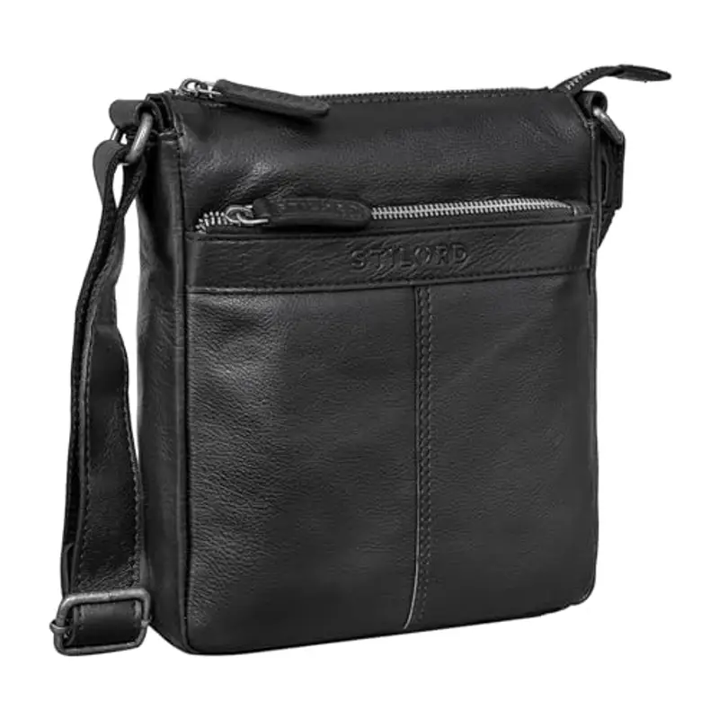 STILORD Borsello Uomo Nero 816621