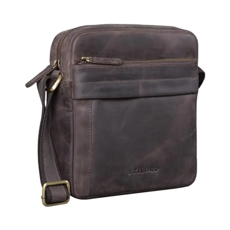 STILORD Borsello Uomo Marrone 2300532 miniatura 2