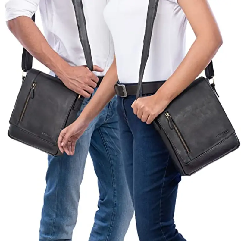 STILORD Borsa messenger Uomo Nero 1961354 miniatura 2