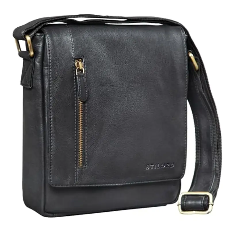 STILORD Borsa messenger Uomo Nero 1961354 miniatura 3