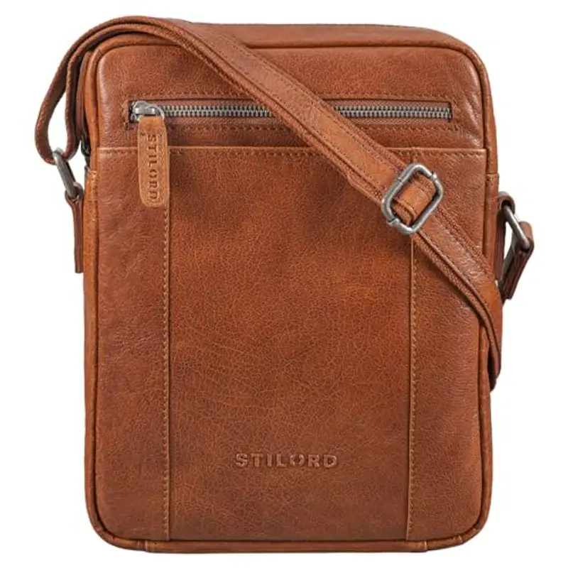 STILORD Borsello Uomo Marrone 1600590