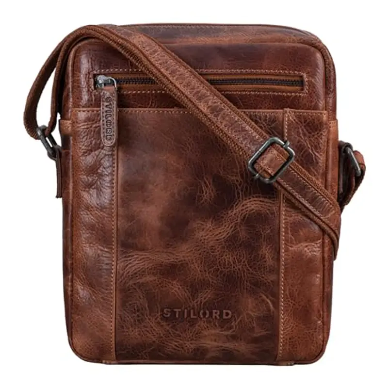 STILORD Borsello Uomo Marrone 1600594