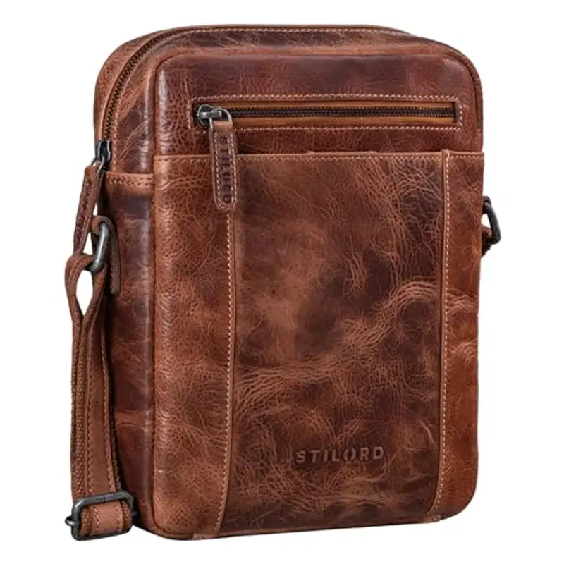 STILORD Borsello Uomo Marrone 1600594 miniatura 3