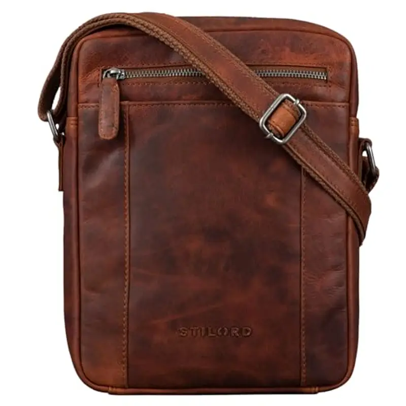 STILORD Borsello Uomo Marrone 1600591