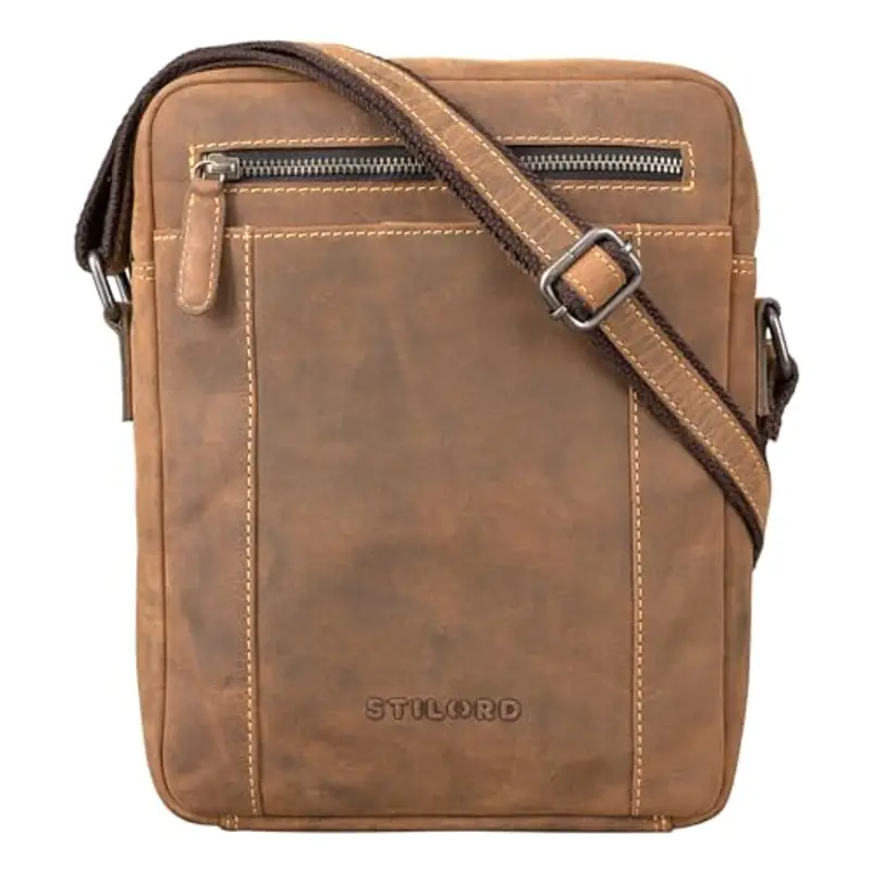 STILORD Borsello Uomo Marrone 1600587