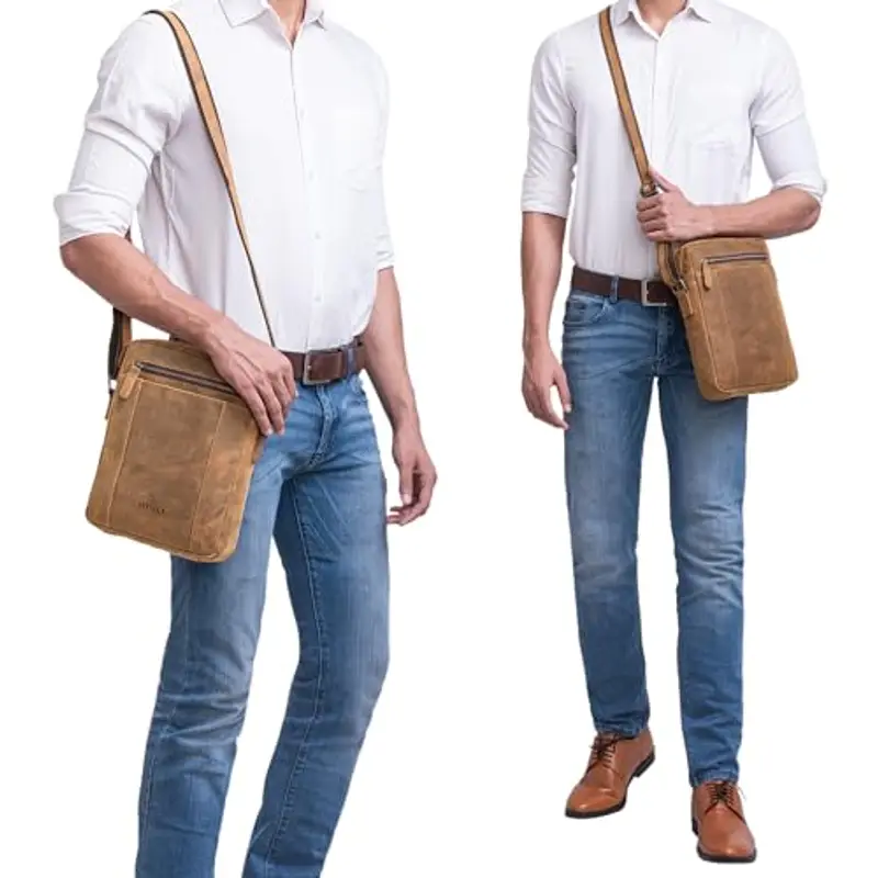 STILORD Borsello Uomo Marrone 1600587 miniatura 2