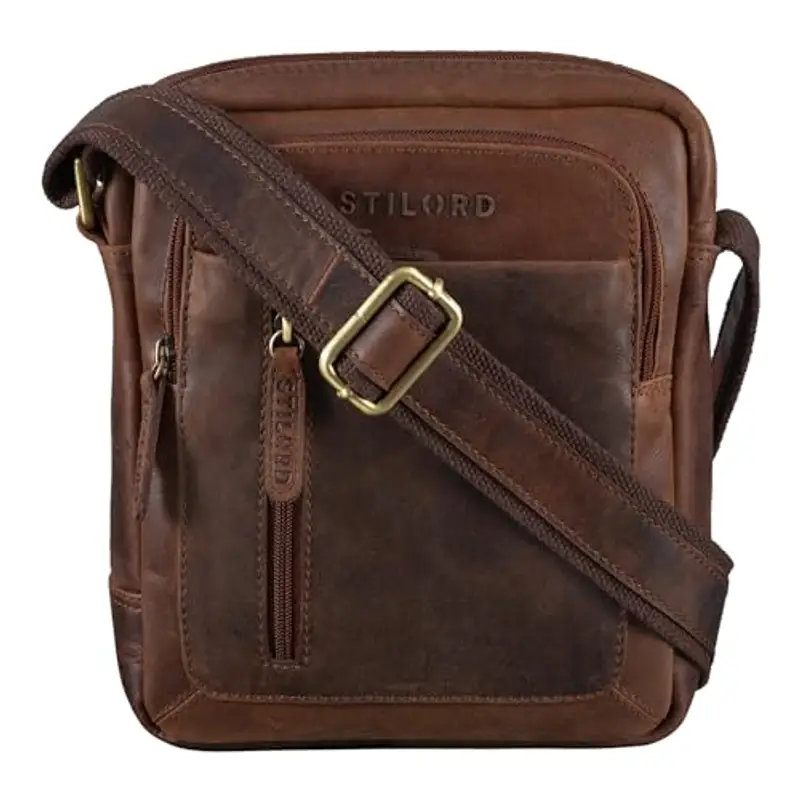 STILORD Borsa a tracolla Uomo Marrone 954879