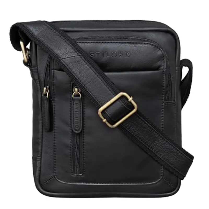 STILORD Borsa a tracolla Uomo Nero 1204223