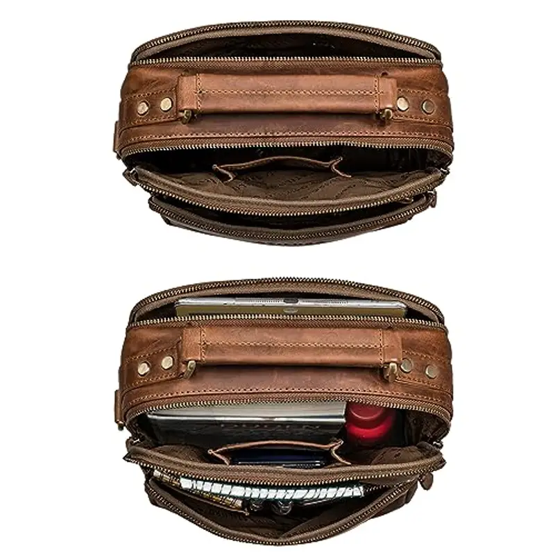 STILORD Borsa a tracolla Uomo Marrone 1961326 miniatura 3