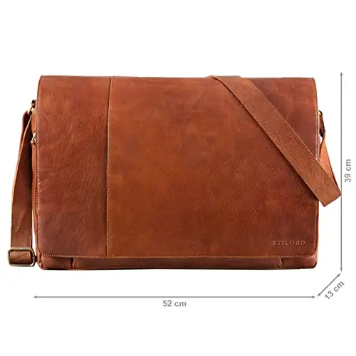 STILORD Borsa messenger Marrone 2752926 miniatura 3